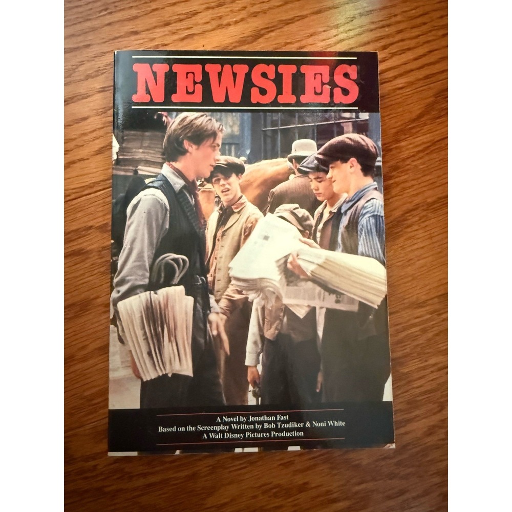 NEWSIES Jonathan Fast Movie Novelization Walt Disney (1992) 1st Printing Scarce! - Picture 4 of 16